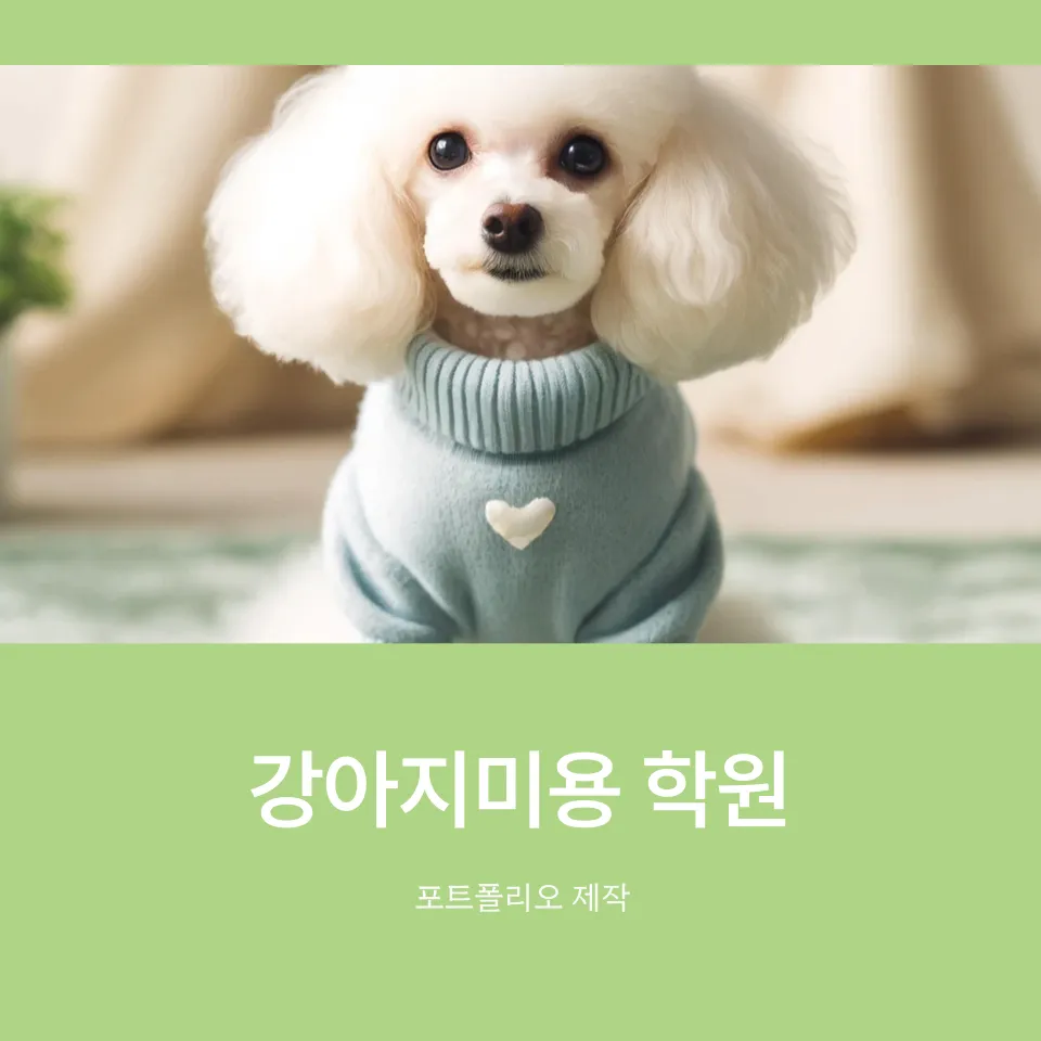 강아지미용 취업반, 실력 향상 및 취업 성공 후기 — 사진 10