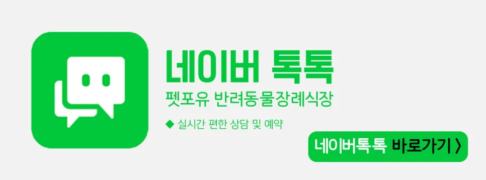 대전 세종 강아지 장례 펫포유, 마지막 가는 길 진심으로