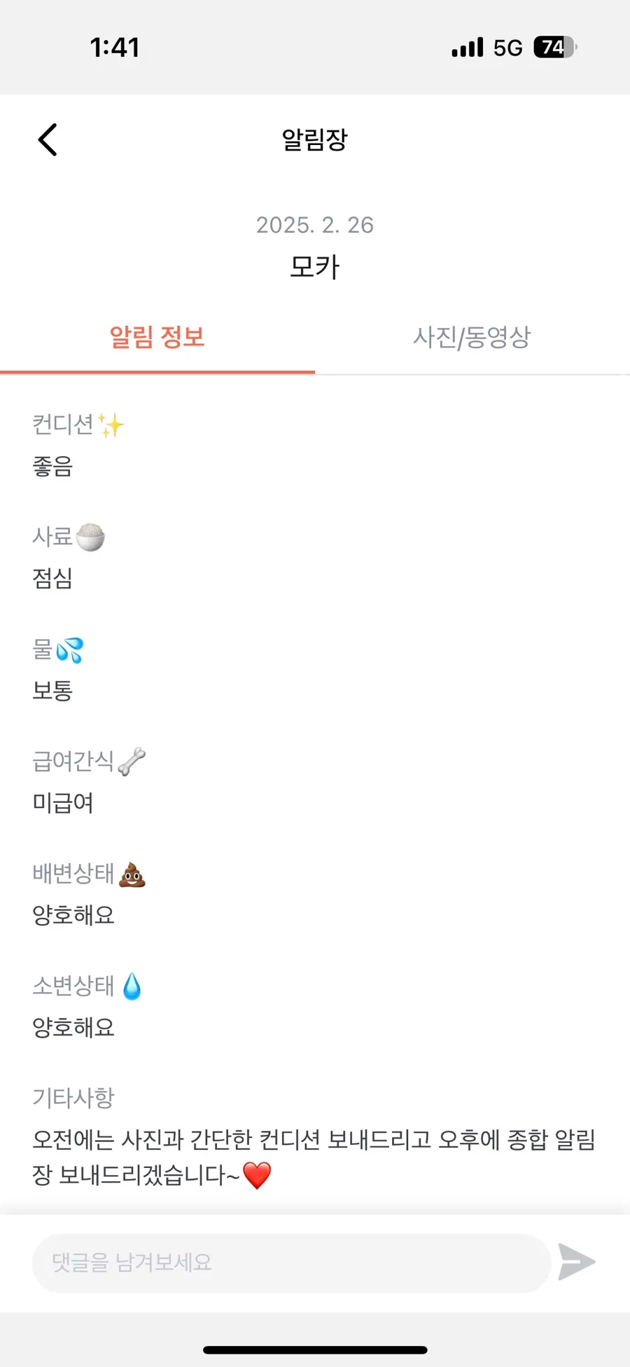 관악구 애견유치원 서울댕입구, 모카의 첫 등원 후기 — 사진 11