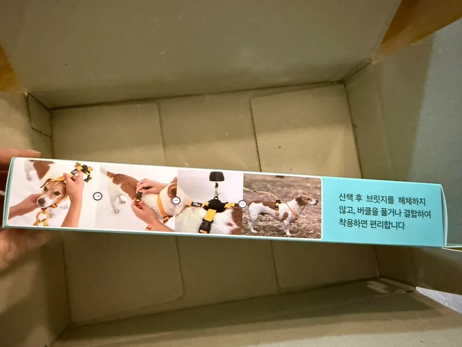 페슬라 하네스, 줄꼬임 방지로 편안한 강아지 산책 후기 — 사진 2