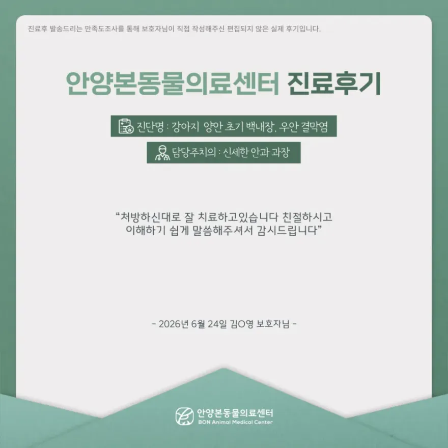 안양본동물의료센터 24시 진료 후기 및 비용 안내 — 사진 7